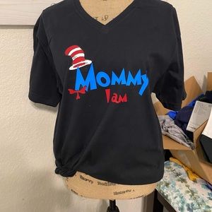 Dr suess womens v neck shirt size Large